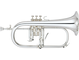 Bell: Yellow brass, Finish: Silver-plated