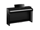 Diagonal side view of Yamaha Clavinova CLP-825PE