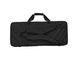 Rear side of MODX M soft case viewed from the side, showing material texture and structural details.