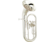 Material: Yellow brass, Finish: Silver-plated