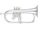 Bell: Gold brass, Finish: Silver-plated